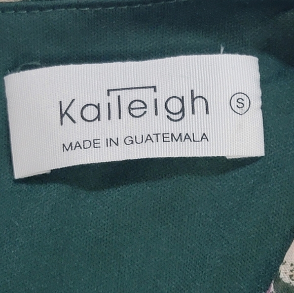 KAILEIGH Stitch Fix Women's Size Small Long Sleeve V-neck Baby Doll Mini Dress - Picture 4 of 9